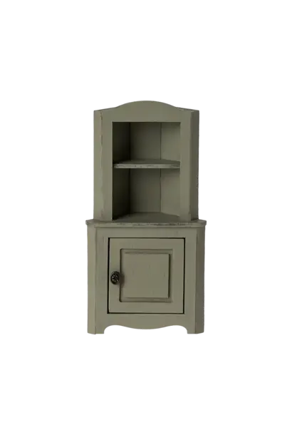 Corner Cabinet Light Green