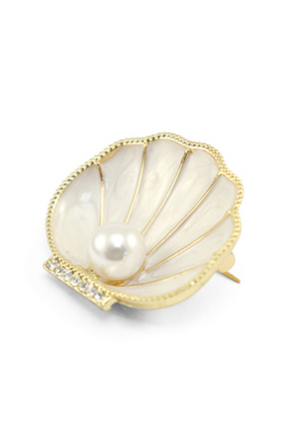 Broche Schelp Parel