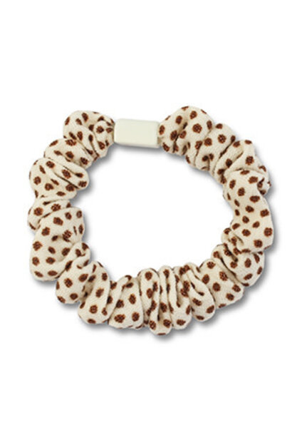 Schrunchie Dots Off White