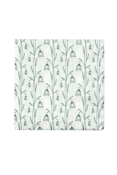 Servetten Snowdrop Wit Groen