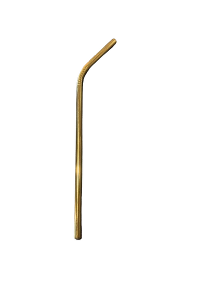 Herbruikbaar Rietje Gebogen Goud
