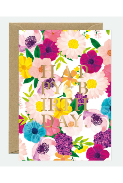 Wenskaart Lilac Birthday