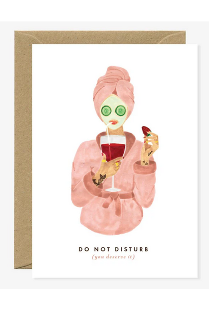 Wenskaart Do Not Disturb