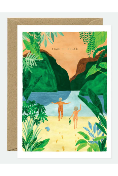 Wenskaart Time To Relax