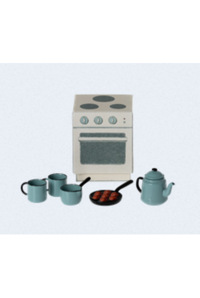 Miniature Cooking Set - Madam's Blue Favorites