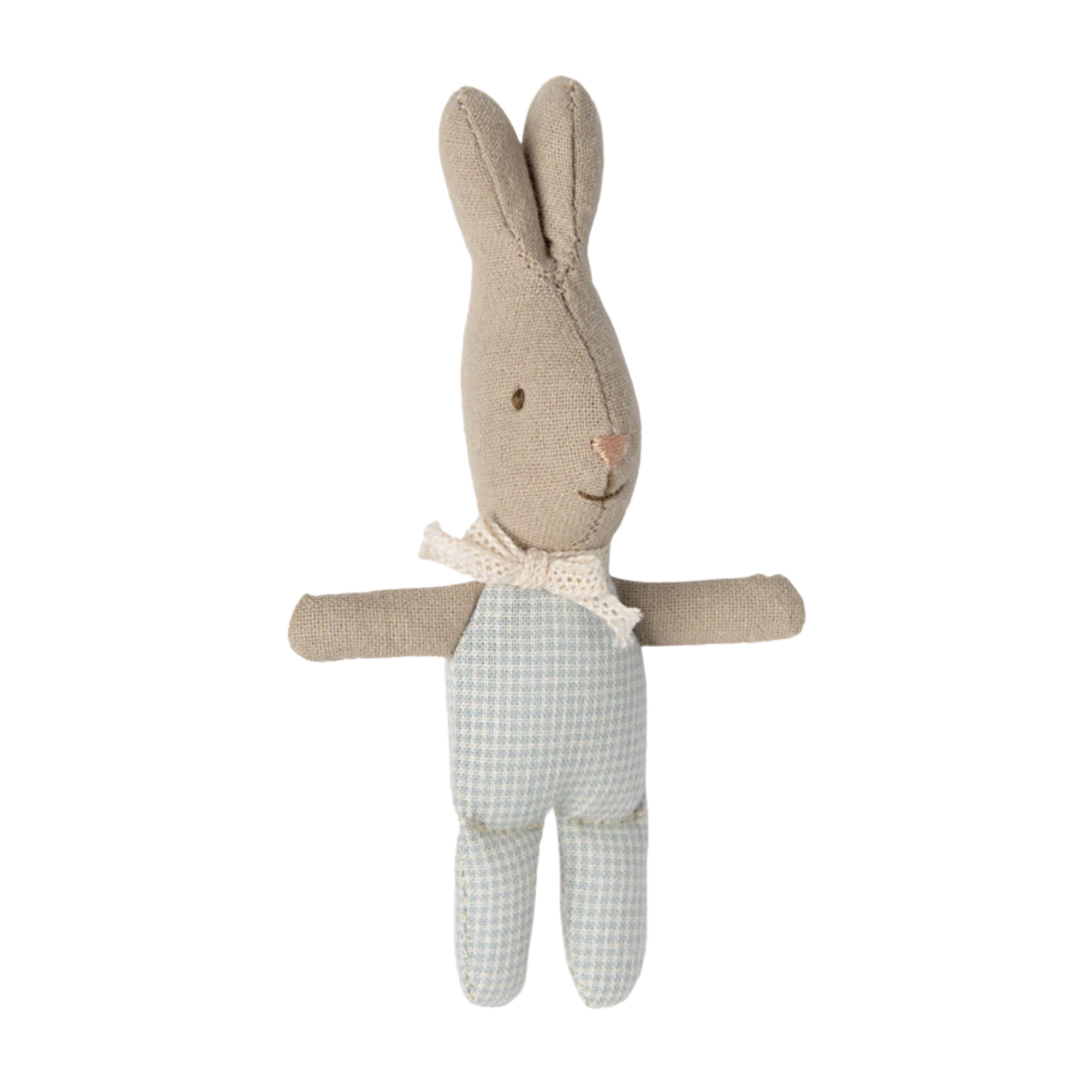 Rabbit, My - Light Blue Check - Maileg-2