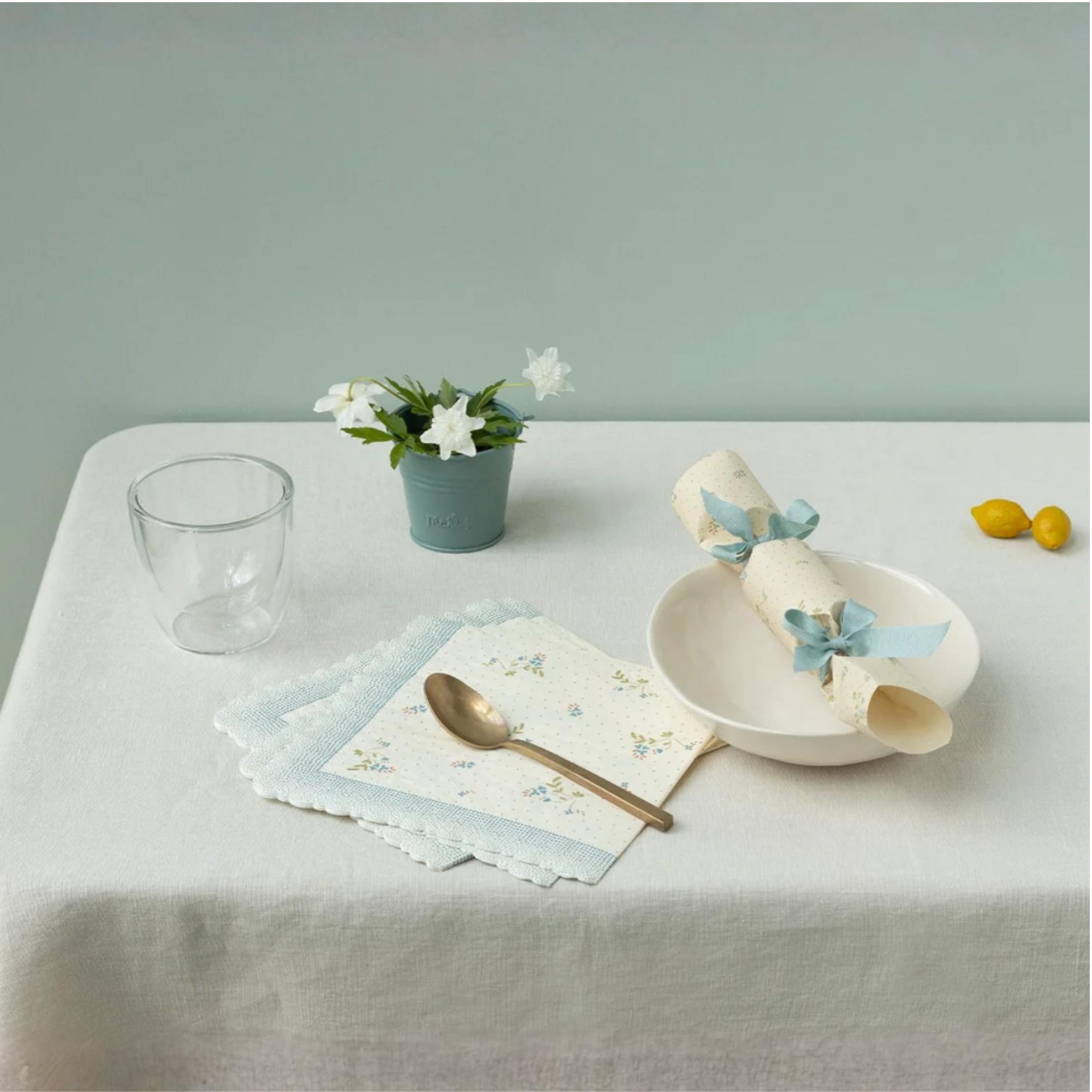Napkins Bae - Blue - Maileg-2