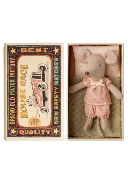 Little Sister Mouse In Matchbox