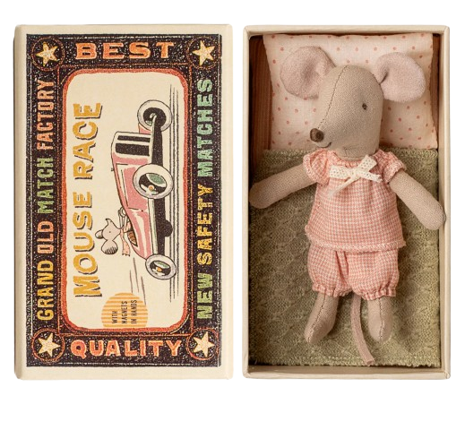 Little Sister Mouse In Matchbox-1