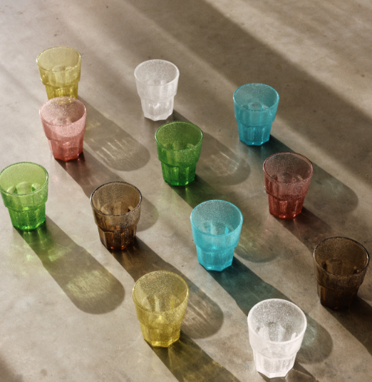 Mineral Water Glass White-2