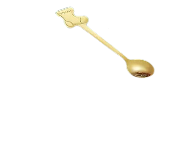 Lepel Kerstsok Goud-1
