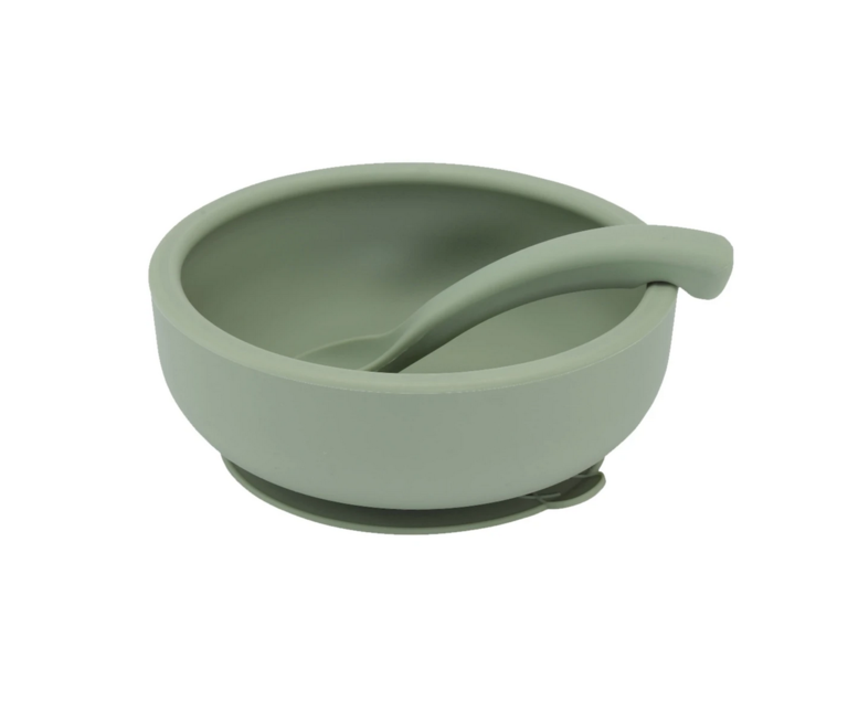 By Lille Vilde Bowl with lid & spoon - Sage