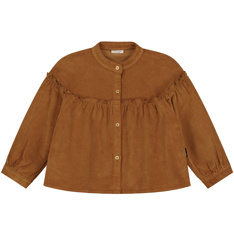 Daily Brat Tara Corduroy Top - Spicy almond