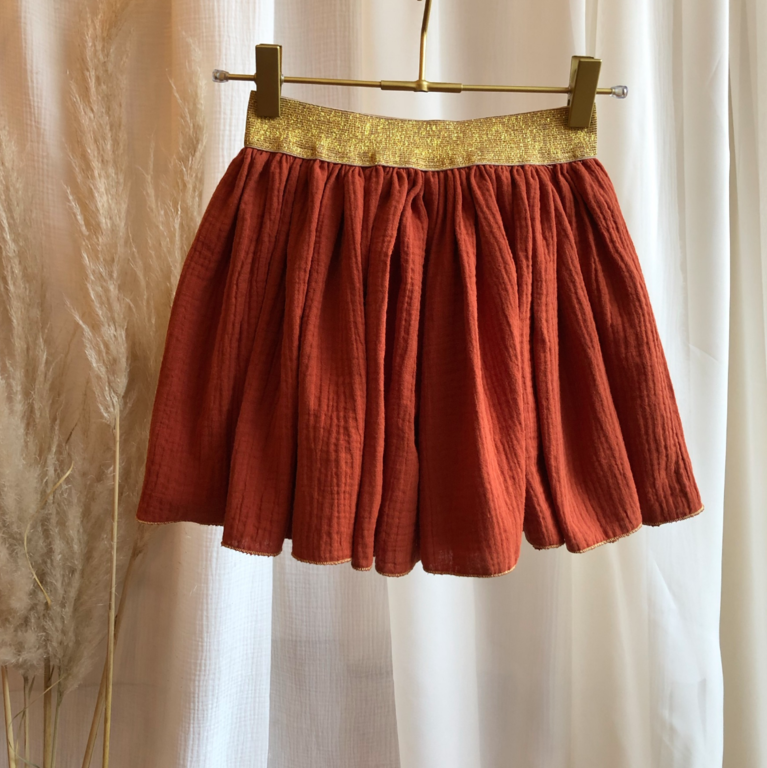 STUDIO KOKON Daisy Skirt Rust Orange