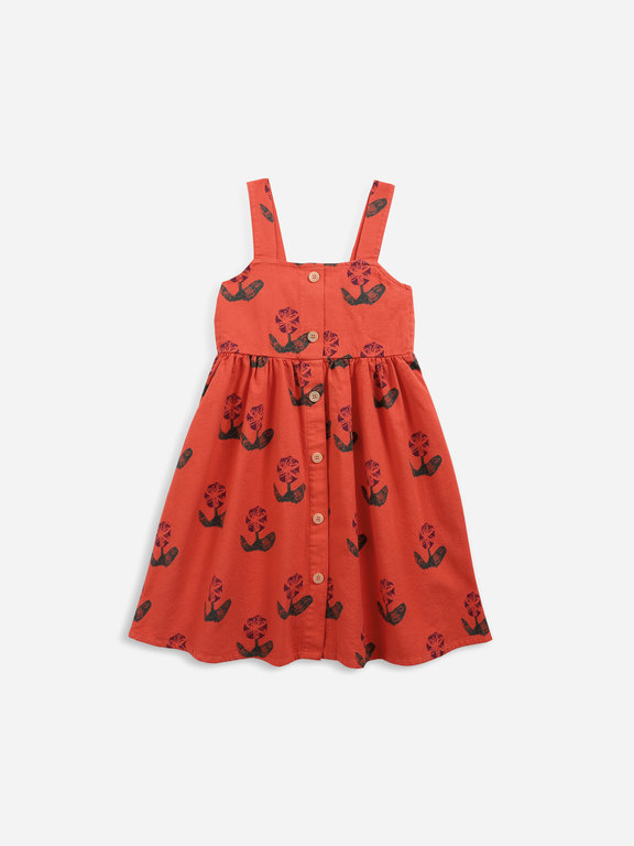 Bobo Choses Wallflowers all over woven dress