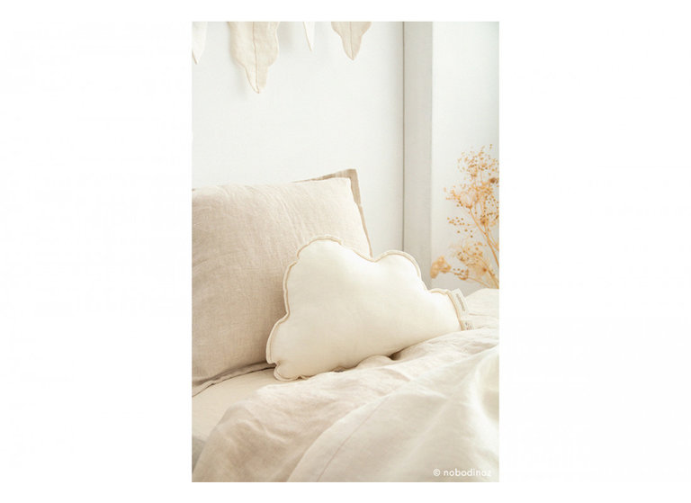 Nobodinoz Cloud cushion Lin - Off white