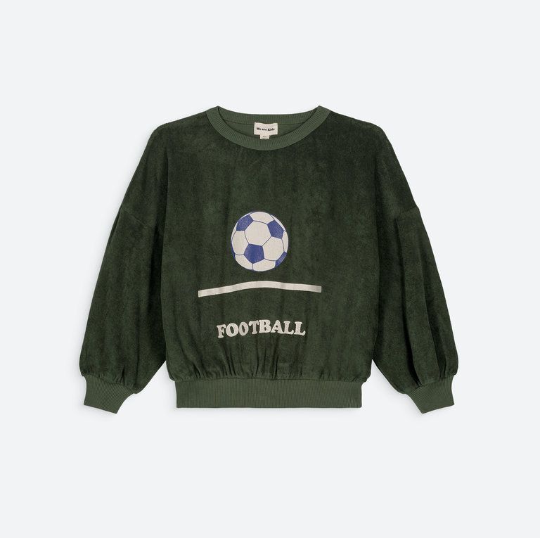We are kids Sweat Tony Terry Football - Army green