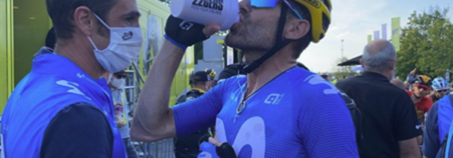 Een 226ERS etappe met het Movistar Cycling Team