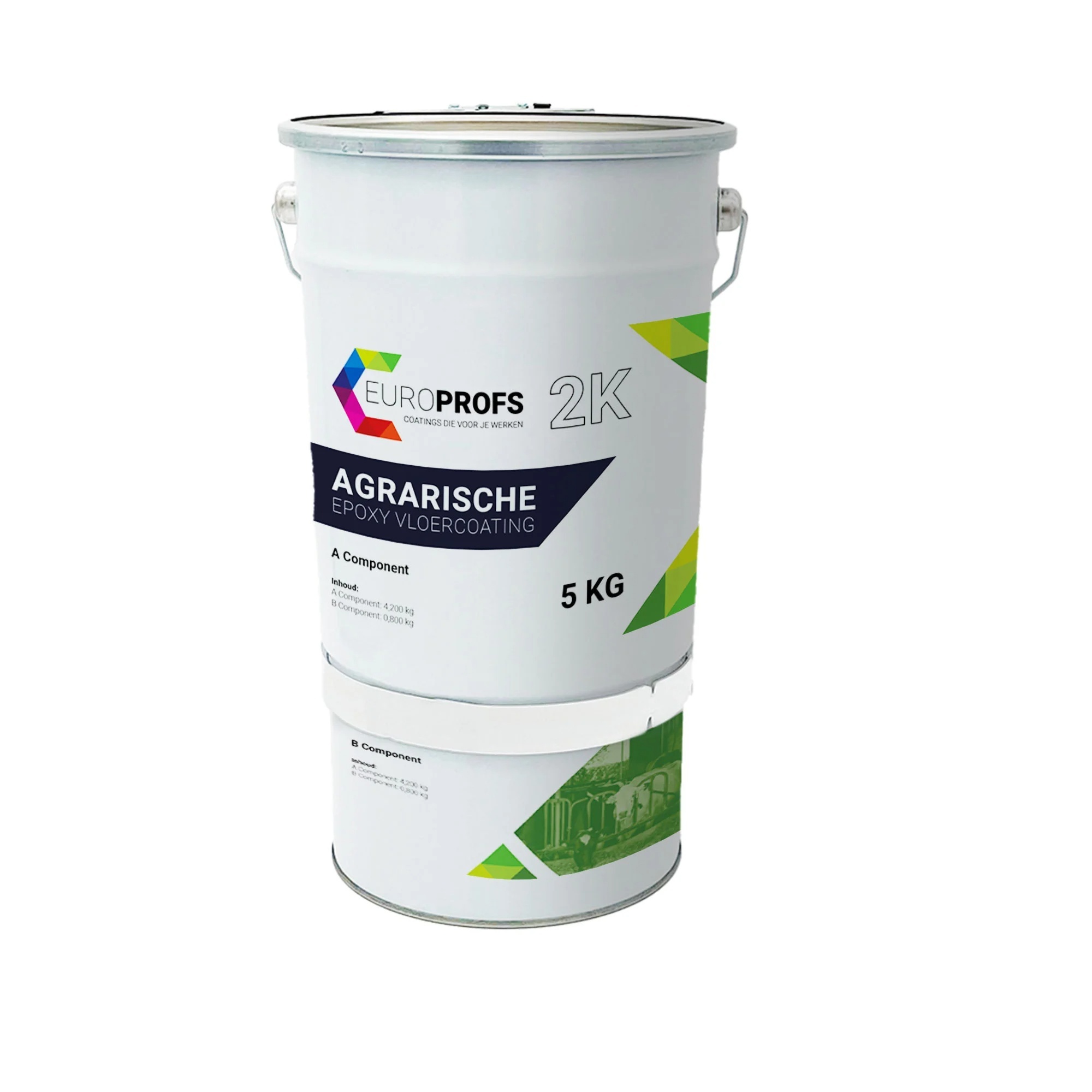 Hoe bereid je een agrarische stalvloer voor op een epoxy coating?