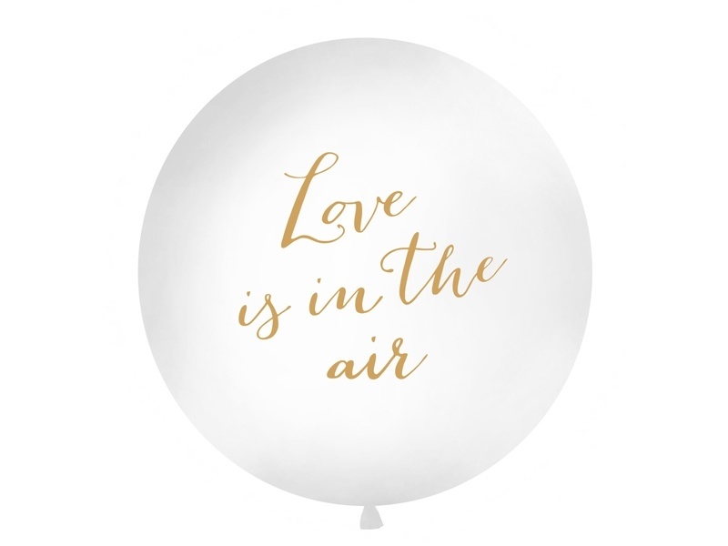 Reuzeballon | Love is in the air | Goud | 100 centimeter