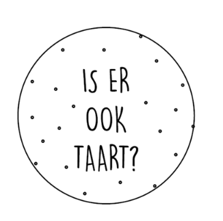 Stickers - Is er ook taart?