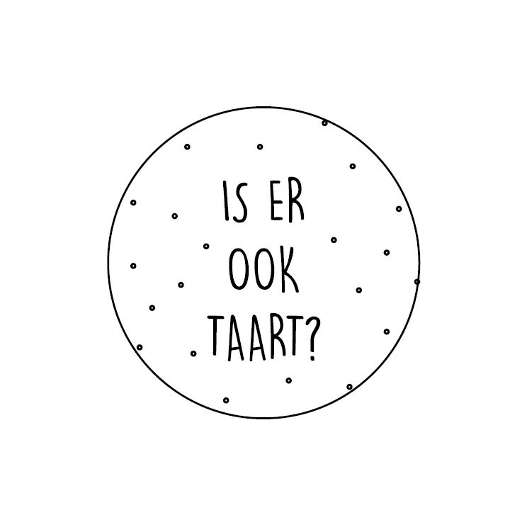 Stickers - Is er ook taart?