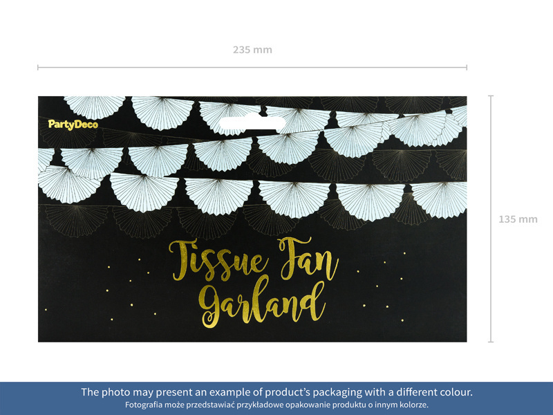 Rosetten slinger - navy blauw