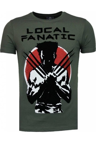 T-shirt Heren - Wolverine - Groen