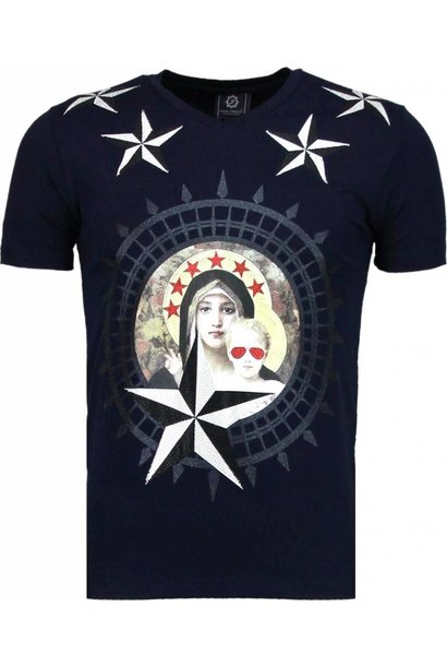 T-shirt Homme - Holy Mary - Bleu