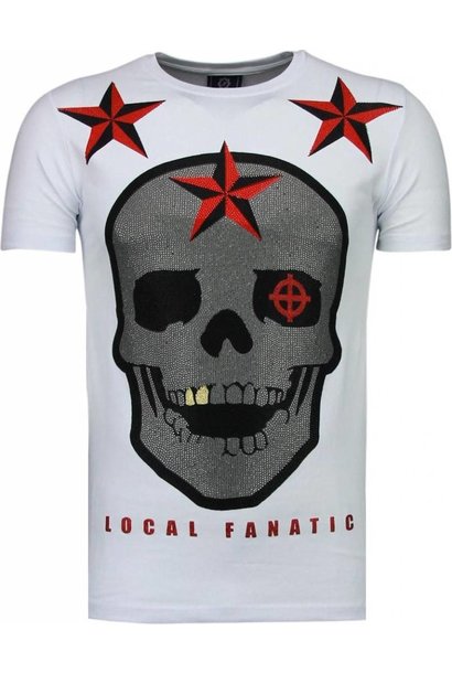 T-shirt Homme - Rough Player - Blanc