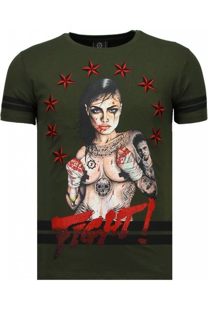 T-shirt Men - Fighter! - Green