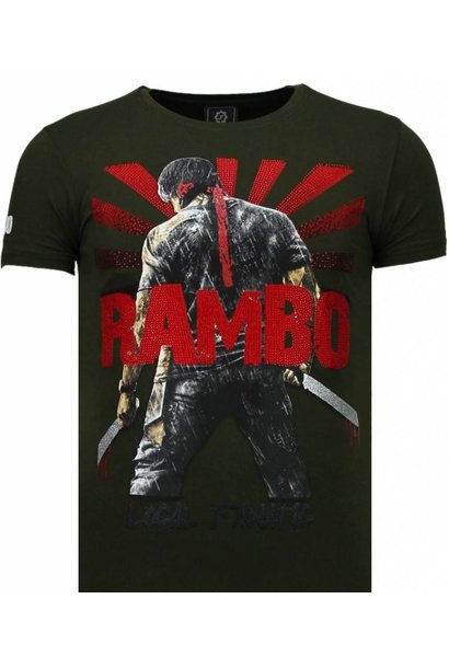 Camiseta Hombre - Rambo - Verde