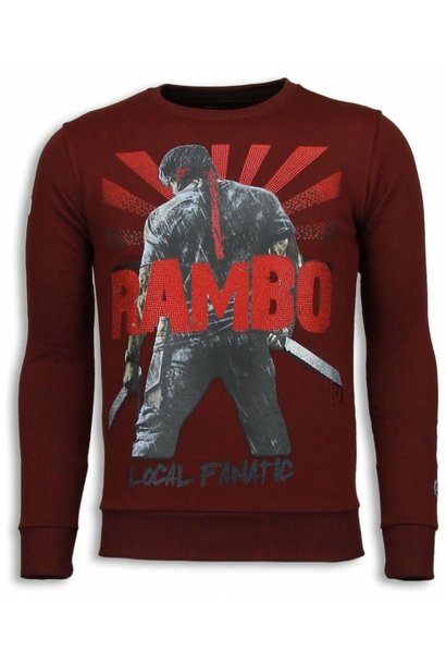 Sweater Heren - Rambo - Bordeaux
