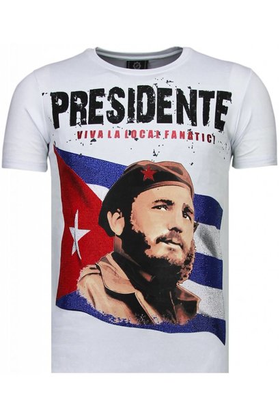 Camiseta Hombre - Presidente - Blanco