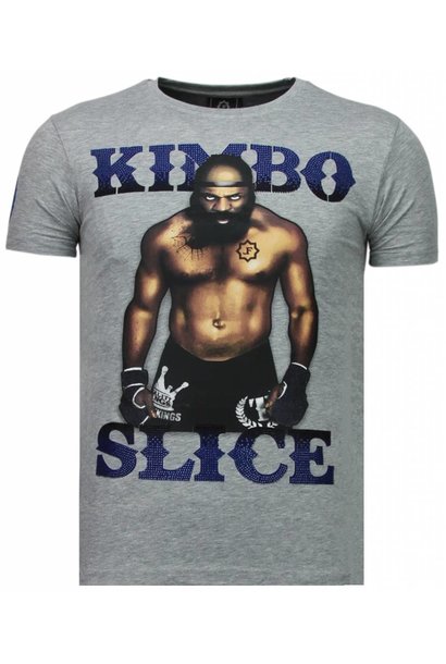 Camiseta Hombre - Kimbo Slice - Gris