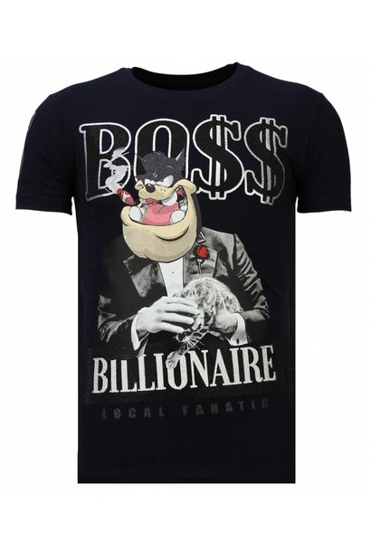 Camiseta Hombre - Billionaire Boss - Azul