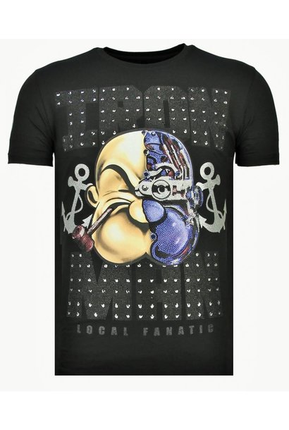T-shirt Men - Iron Man - Black