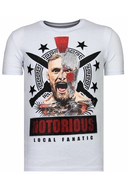 Camiseta Hombre - Notorious Warrior - Blanco