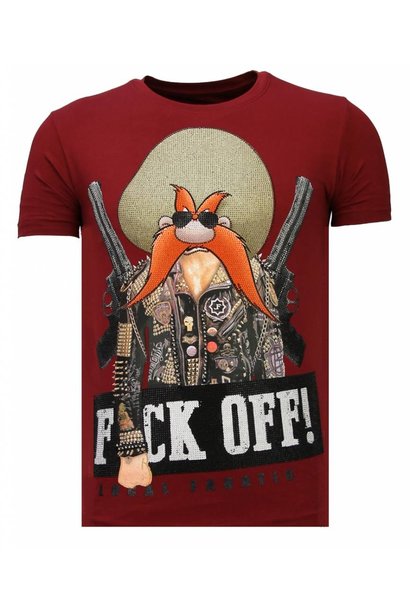 T-shirt Uomo - Bandit Chief - Bordò