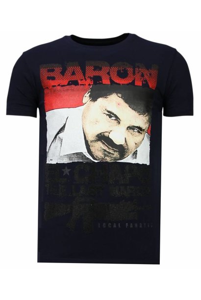 Camiseta Hombre - Cocaine Cowboy - Azul