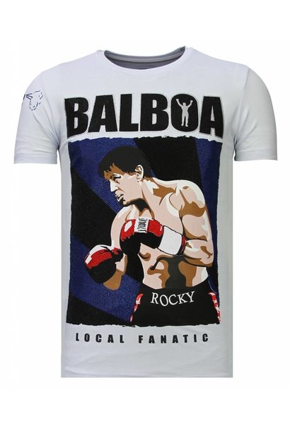 T-shirt Heren - Balboa - Wit