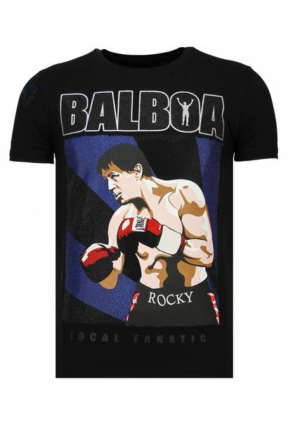 T-shirt Heren - Balboa - Zwart