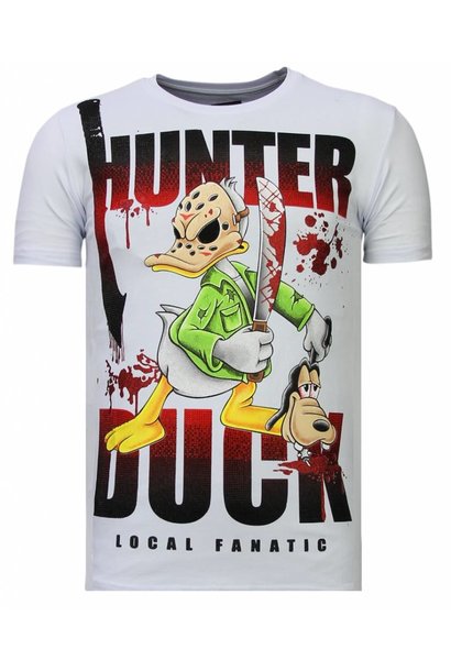 Camiseta Hombre - Hunter Duck - Blanco