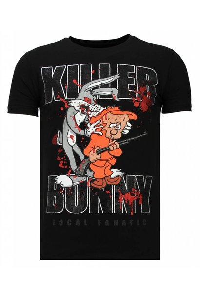 T-shirt Men - Killer Bunny - Black