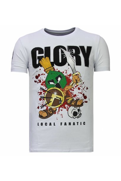 Camiseta Hombre - Glory Martial - Blanco