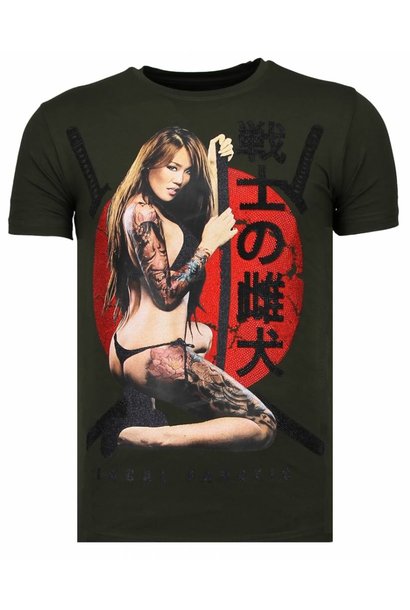 Camiseta Hombre - Killer Bitch - Verde
