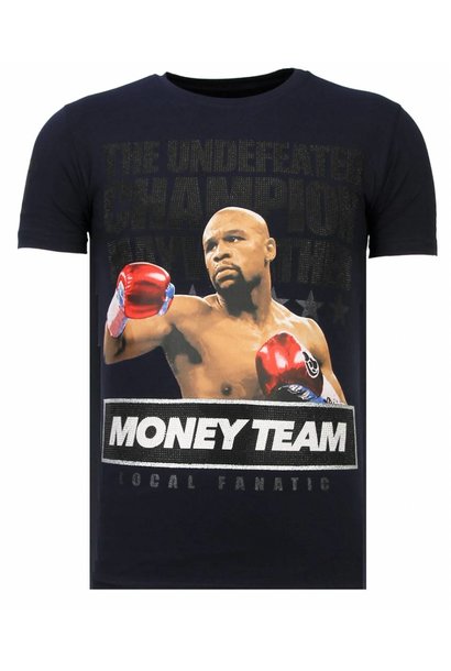 Camiseta Hombre - Money Team Champion - Azul