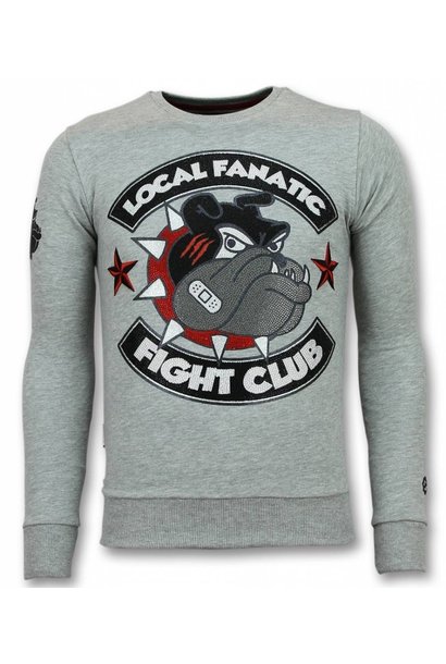 Sweatshirt Men - Fight Club Spike - Gray