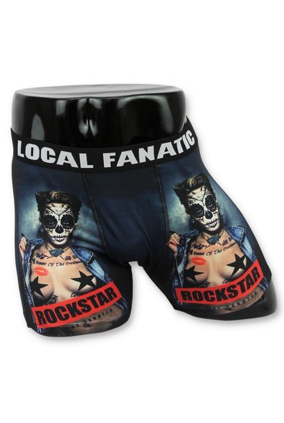 Boxershort Heren - Rockstar - Zwart