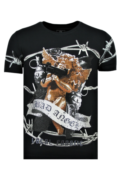 T-shirt Heren - Bad Angel - Zwart